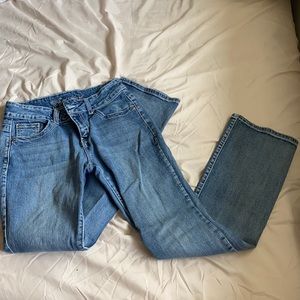 Wired Heart light wash boot cut jeans